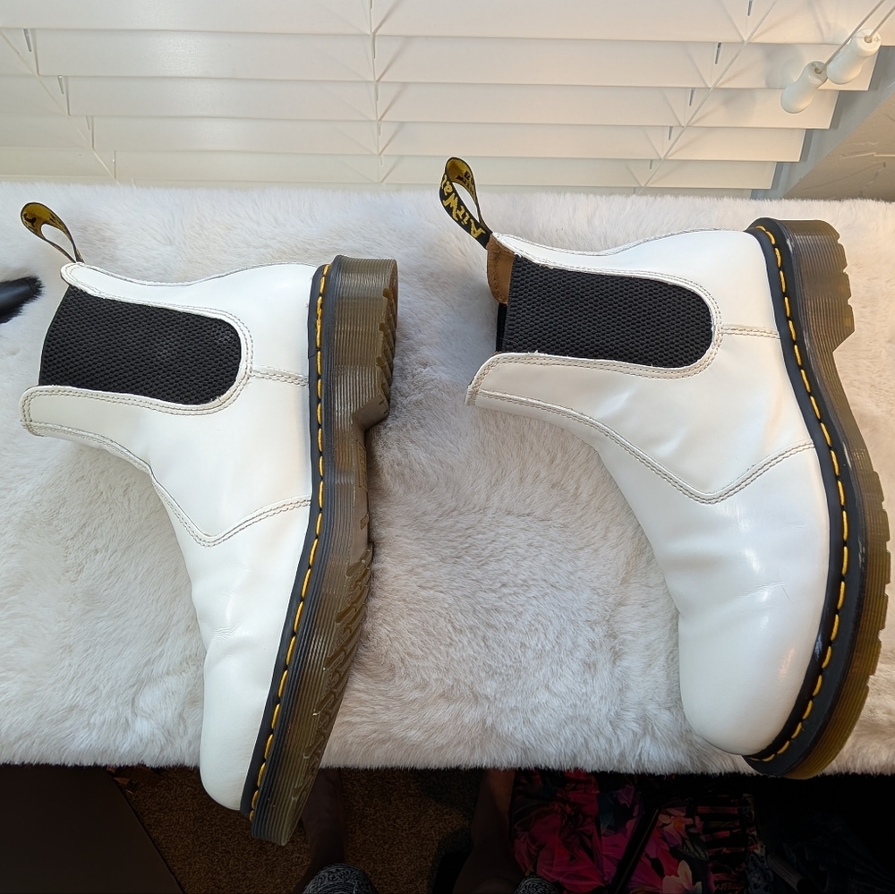 Dr. Martens 2976 Bex Chelsea Boots White | Men’s 8 / Women’s 9 | Platform Sole - Picture 4 of 16